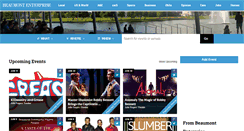 Desktop Screenshot of events.beaumontenterprise.com
